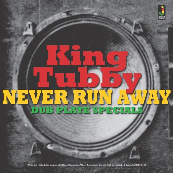 Never Run Away/Dub Plate Specials - Front Cover