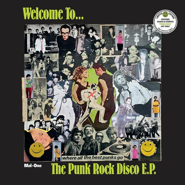 Welcome To... The Punk Rock Disco EP/Signed & Embossed Art Print - Front Cover