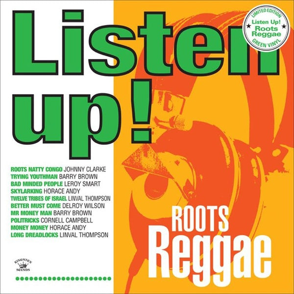 Listen Up Roots Reggae - Front Cover