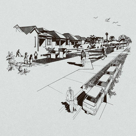 Shaking Hand/Black Vinyl/Reverse Grey Overprint Sleeve With DL Code - Front Cover