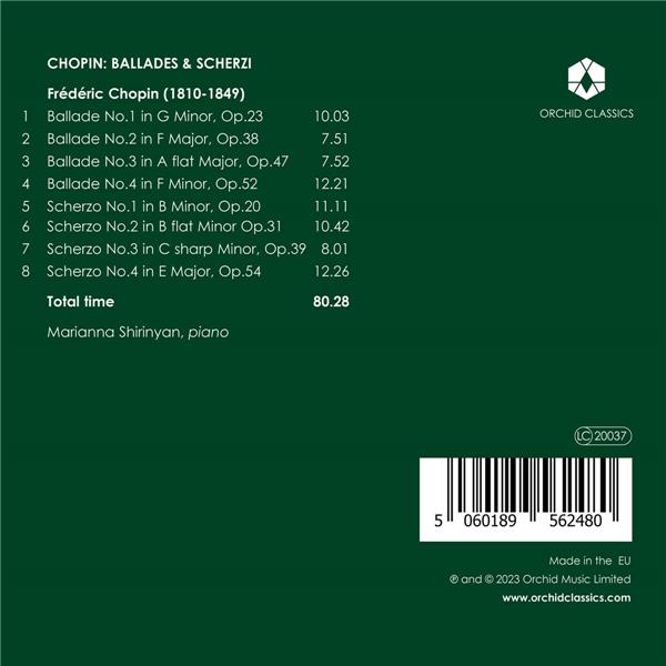 Ballades & Scherzi - Front Cover