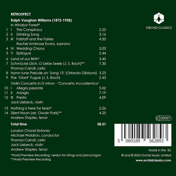 Retrospect - Front Cover