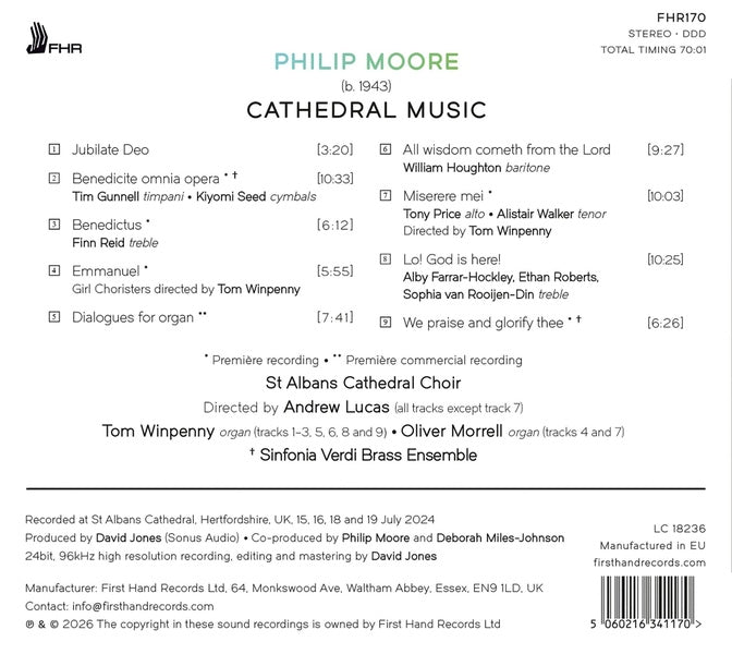 Cathedral Music - Front Cover