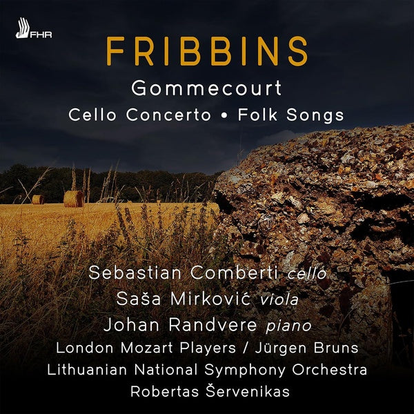 Gommecourt / Cello Concerto / Folk Songs - Front Cover
