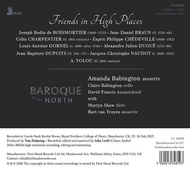 Sonates pour musette - Front Cover