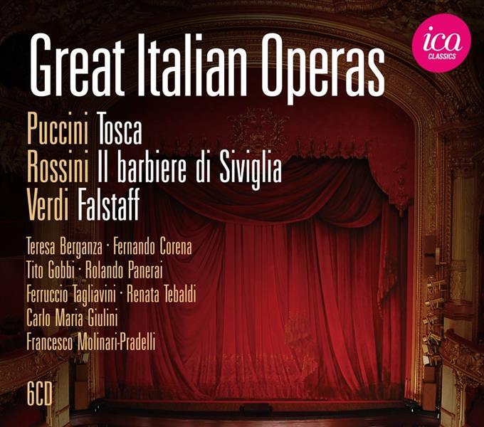 Tosca Le barbier de Séville Falstaff - Front Cover