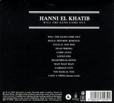 Will The Guns Come Out - Back Cover
