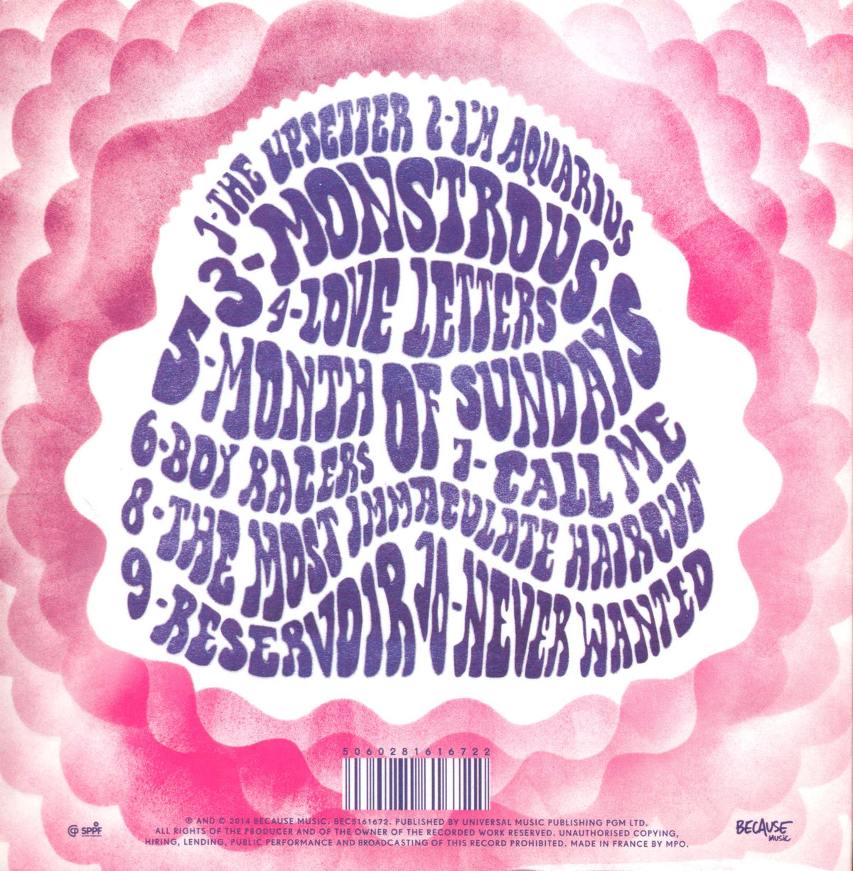 Love Letters - Back Cover