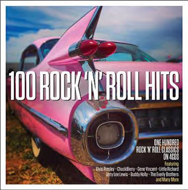 100 Rock And Roll Hits Coffret - Front Cover