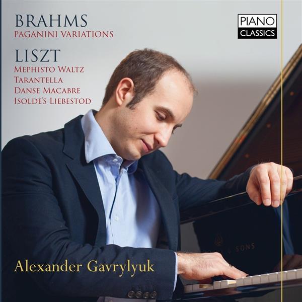 Brahms - Liszt : Variations Paganini, oeuvres pour piano - Front Cover