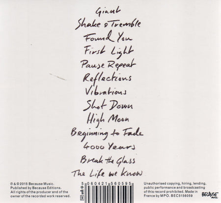 BORN UNDER SATURN - Back Cover