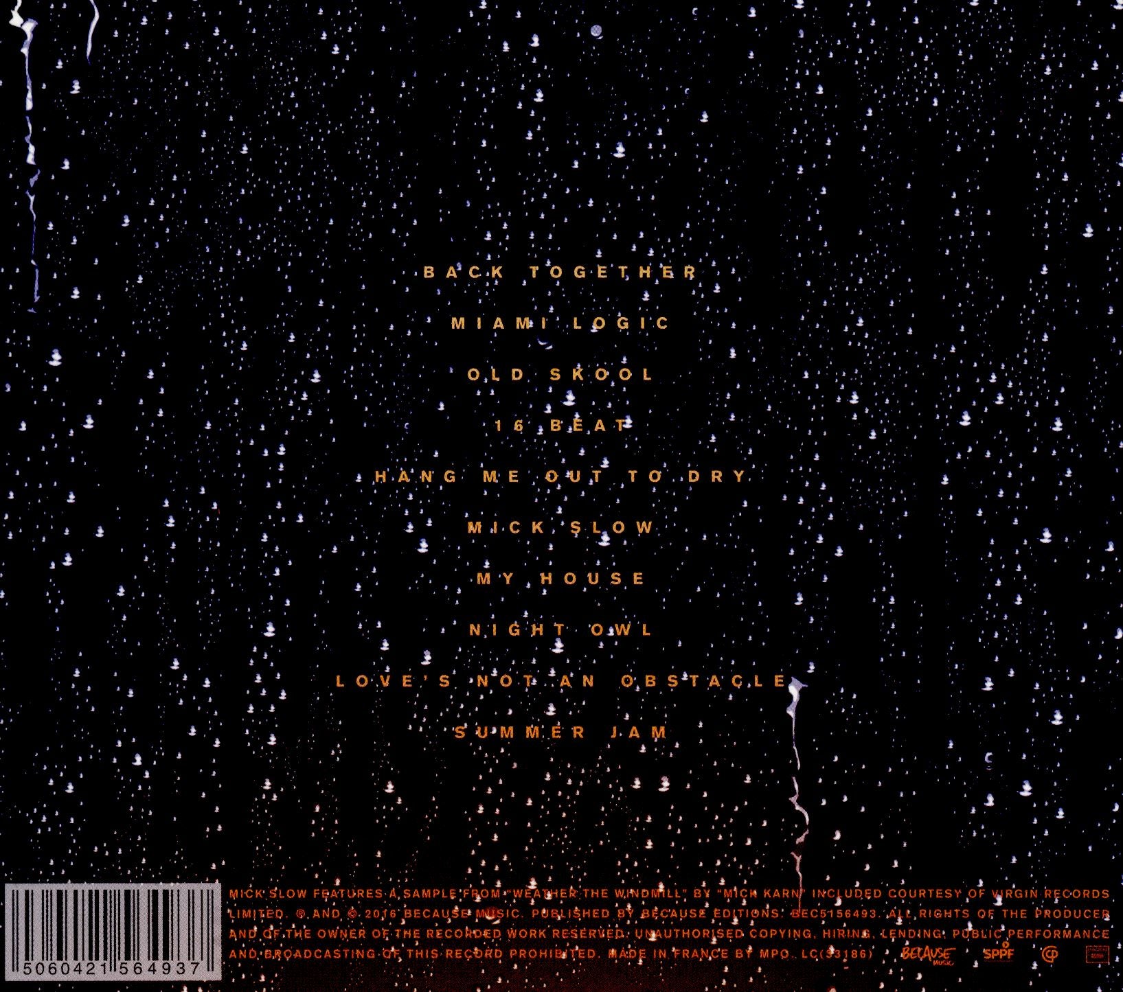 Summer 08 - Back Cover
