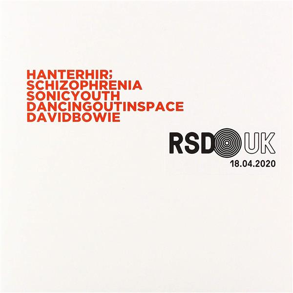 Schizophrenia(Sonic Youth)/Dancing out in spac - Front Cover