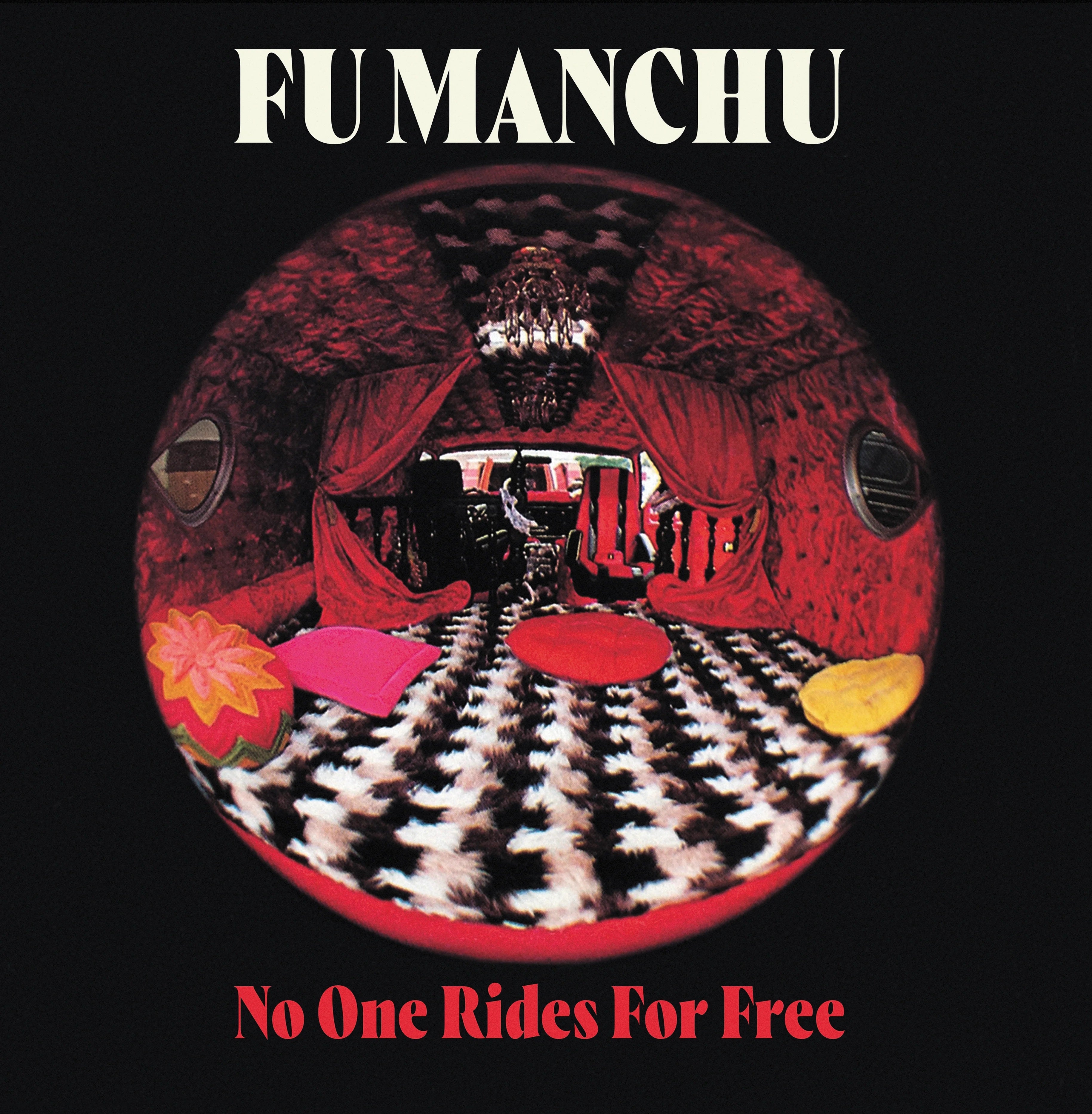 No One Rides For Free/White & Black Splatter LP with White & Red Splatter 7” - Front Cover