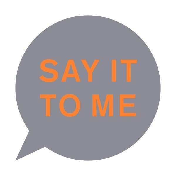 SAY IT TO ME - Front Cover