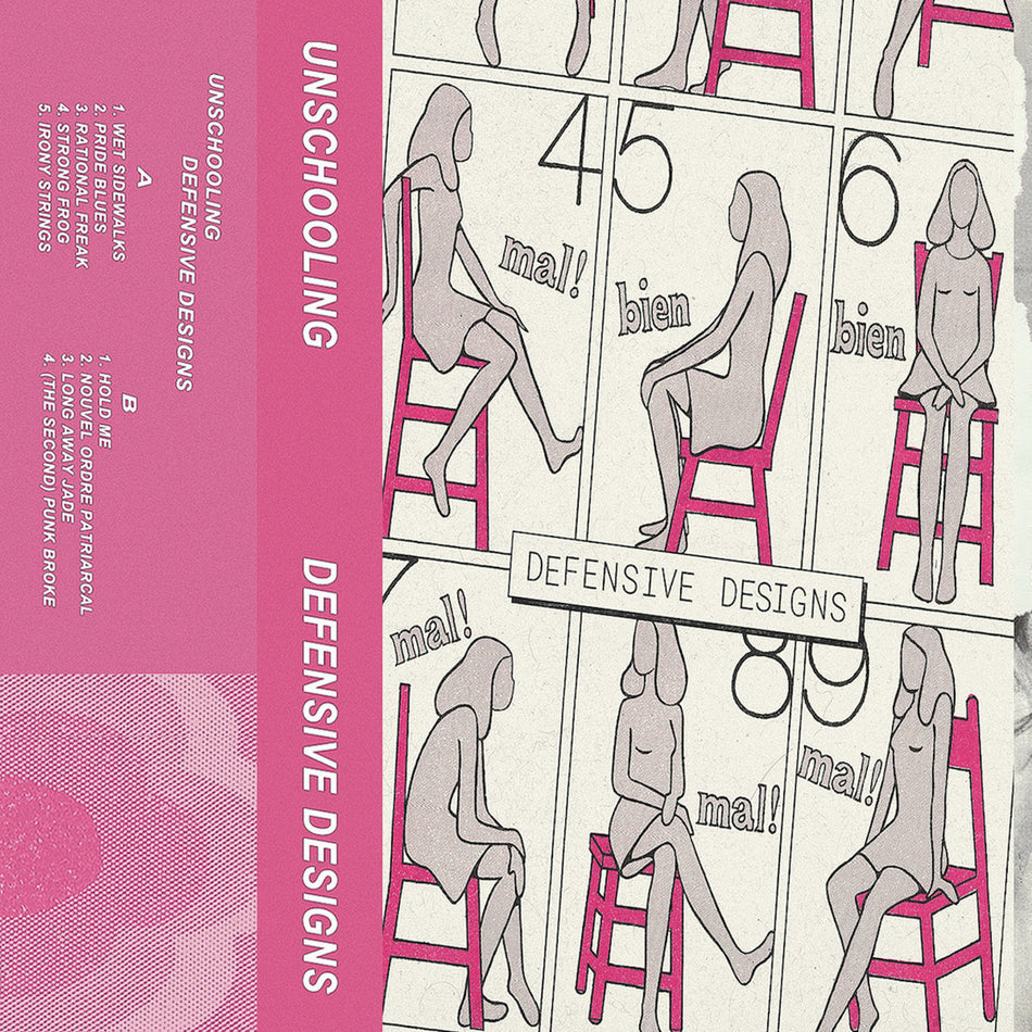 Defensive Designs/180g Pink Vinyl - Front Cover