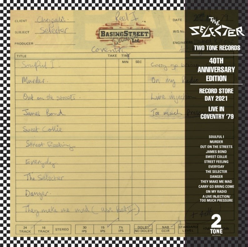 LIVE IN COVENTRY 1979/LIMITED RSD 2021 PRESSING - Front Cover