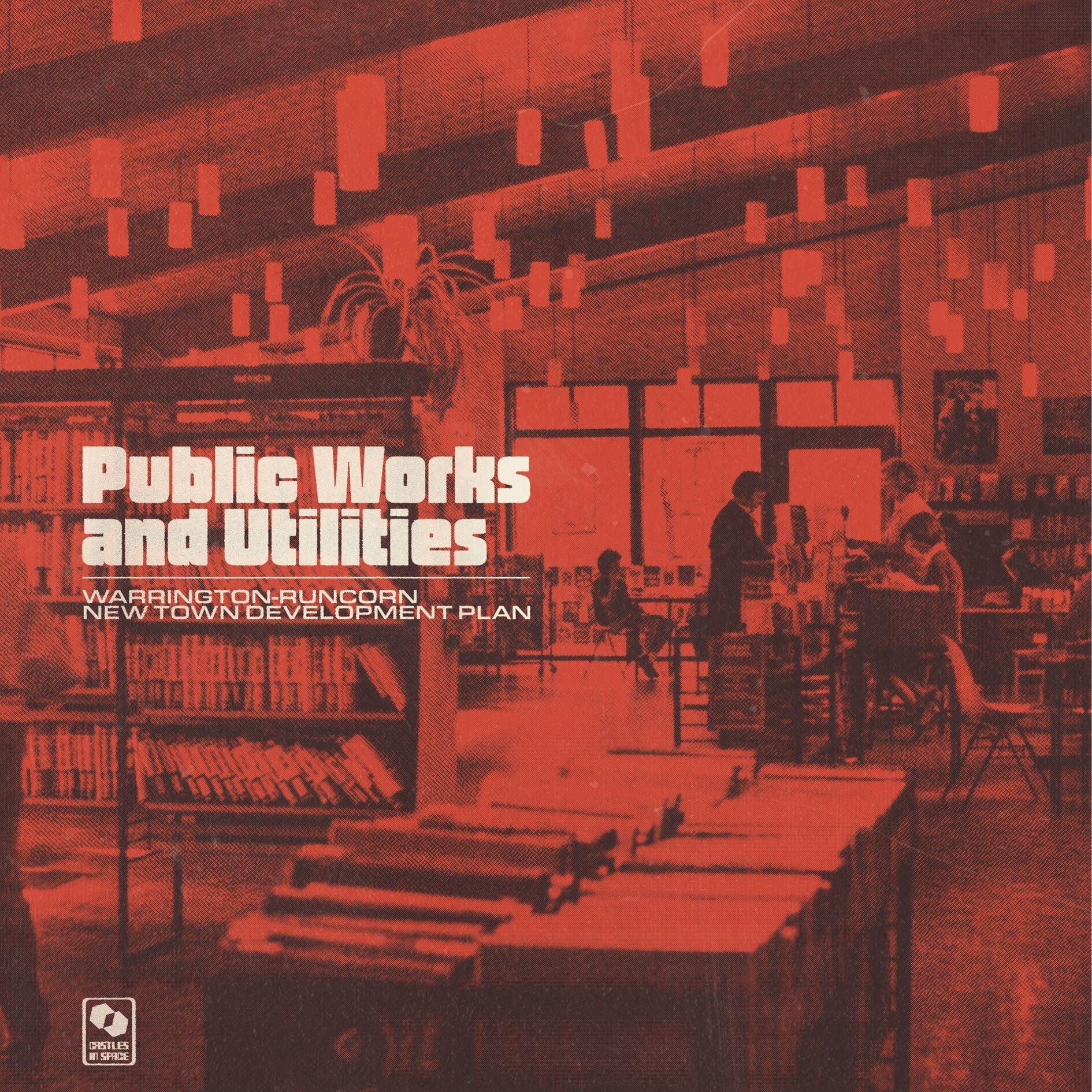 Public Works and Utilities/Transparent Red & Black Half & Half Vinyl - Front Cover