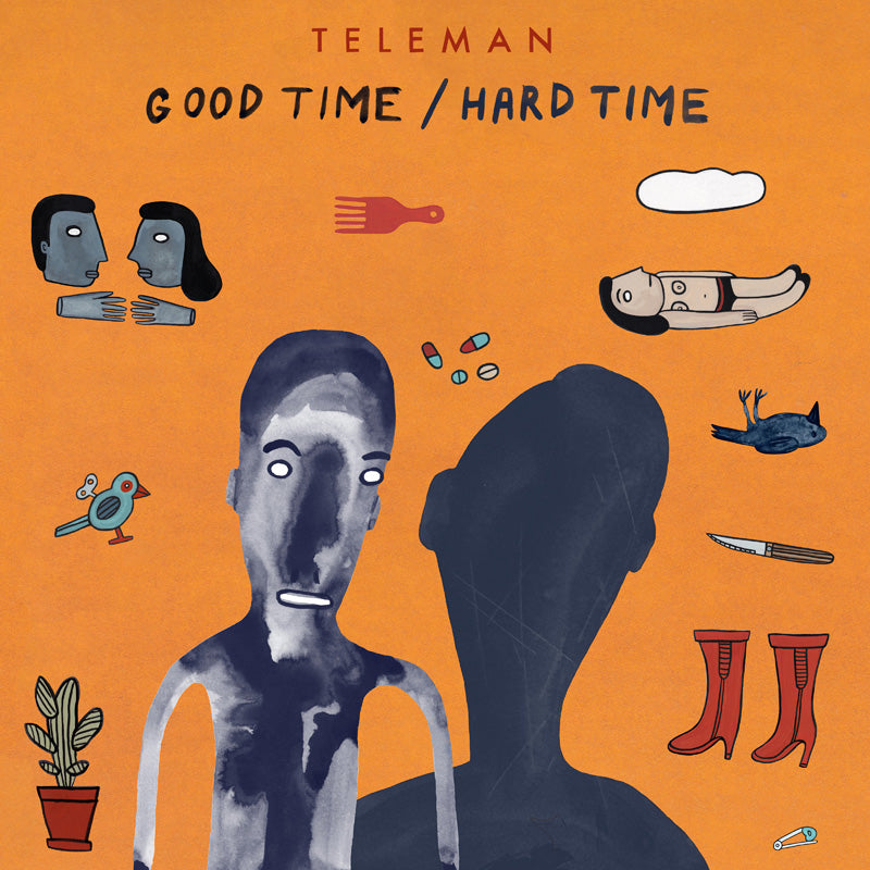 Good Time/Hard Time - Vinyle Blanc Cœur Noir - Front Cover