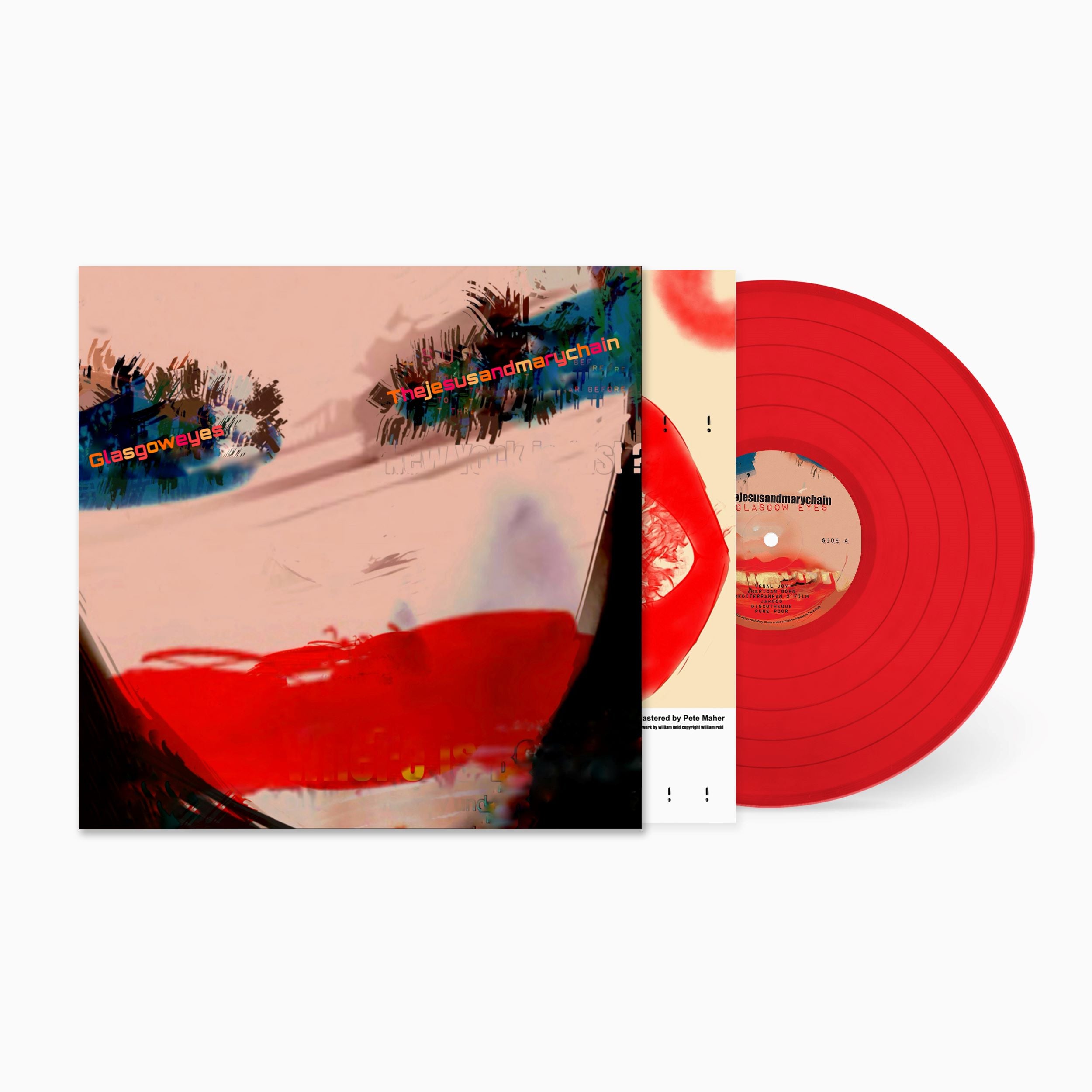 GLASGOW EYES - ÉDITION LIMITÉE - VINYLE COULEUR ROUGE - Front Cover