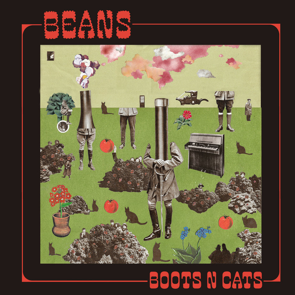 Boots N Cats/180g Clear Red Vinyl - Front Cover