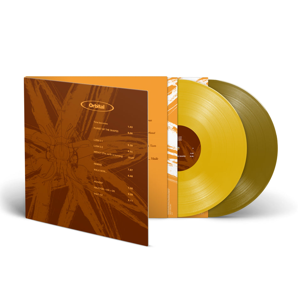 ORBITAL 2 (THE BROWN ALBUM) - DOUBLE VINYLE COLLECTOR OR & KAKI - Front Cover