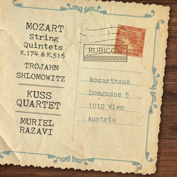Mozart: String Quintets Nos. 1 & 4 - Front Cover
