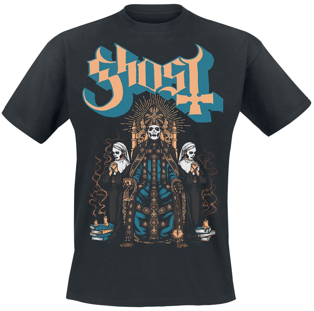 T-Shirt Manches courtes  de Ghost - Throne - S à 3XL - pour Unisexe - noir - Ghost