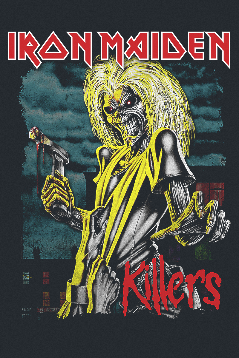 Sweat-shirt  de Iron Maiden - Killers Green Clouds - S à XXL - pour Homme - noir - Iron Maiden - View 2