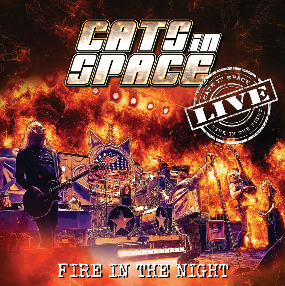 Fire in the Night: Live/White Vinyl - Front Cover