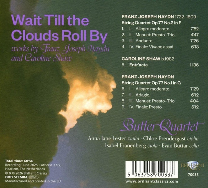 Wait Till the Clouds Roll by - Front Cover