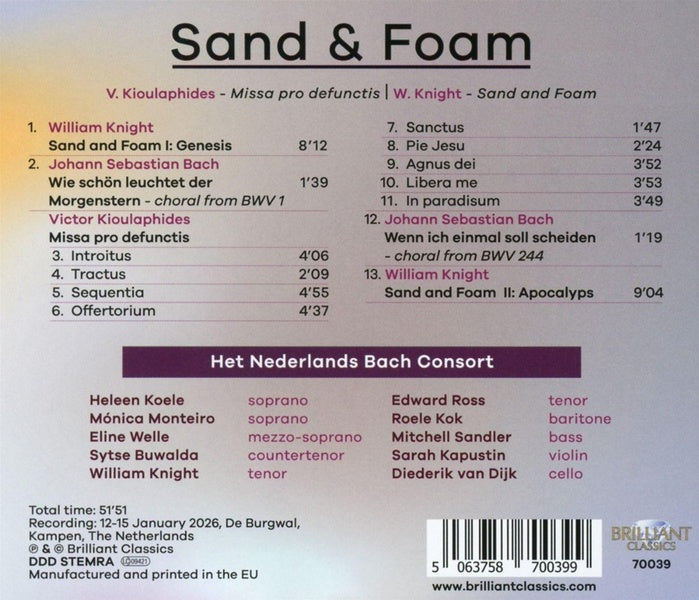 Sand & Foam - Front Cover