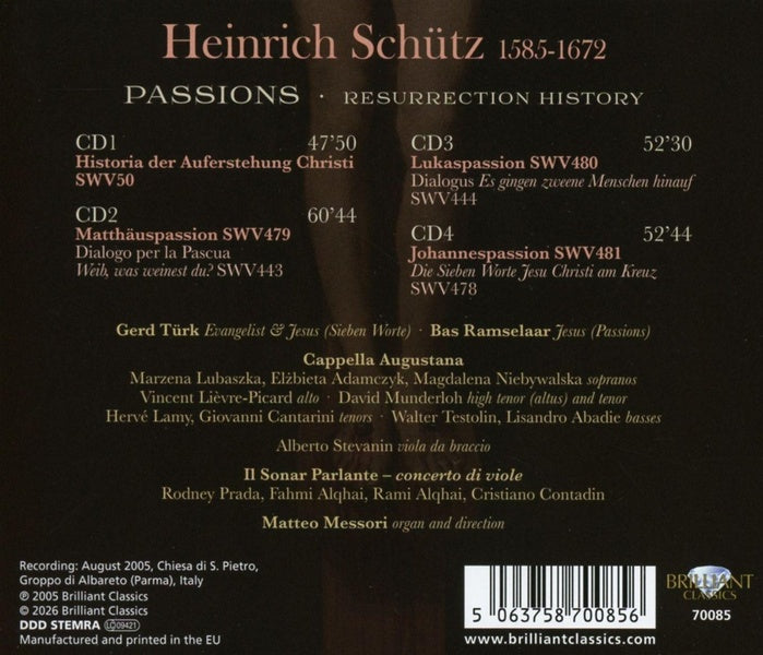 Passions - Resurrection History - Front Cover