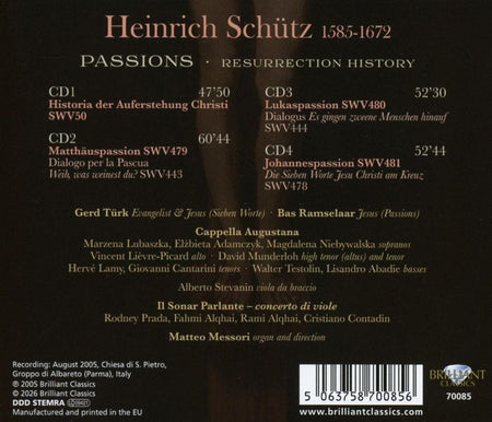 Passions - Resurrection History - Front Cover