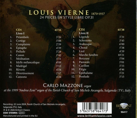 24 Pièces en style libre, op. 31 - Front Cover