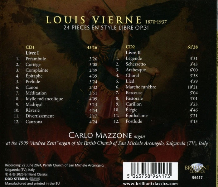 24 Pièces en style libre, op. 31 - Front Cover
