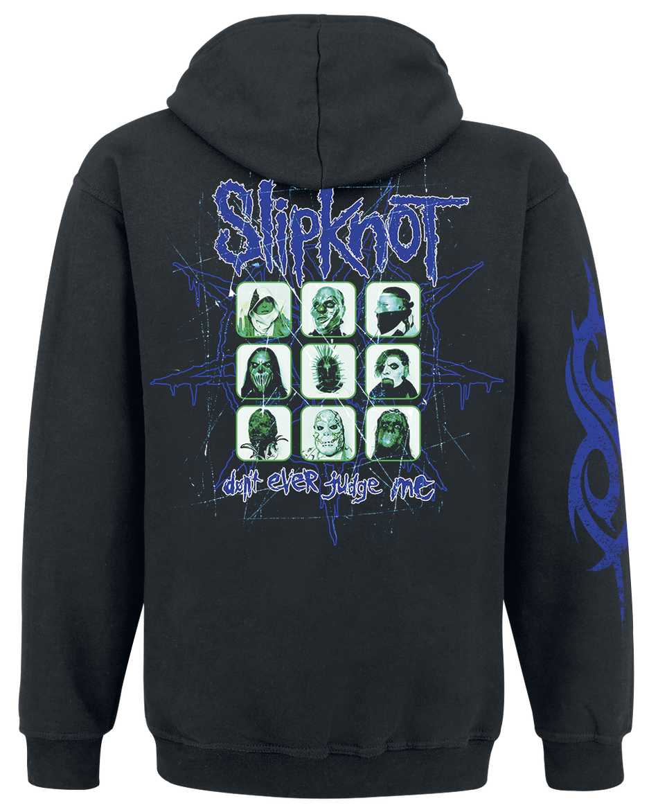 Sweat-shirt à capuche  de Slipknot - Don't Ever Judge Me Multi Photo - S à XL - pour Homme - noir - Slipknot - View 2