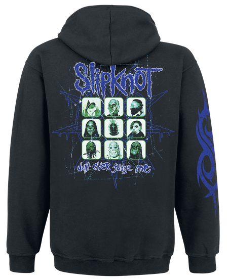 Sweat-shirt à capuche  de Slipknot - Don't Ever Judge Me Multi Photo - M - pour Homme - noir - Slipknot - View 2
