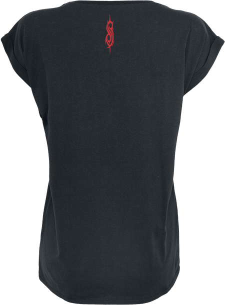 T-Shirt Manches courtes  de Slipknot - Logo - S à XL - pour Femme - noir - Slipknot - View 2