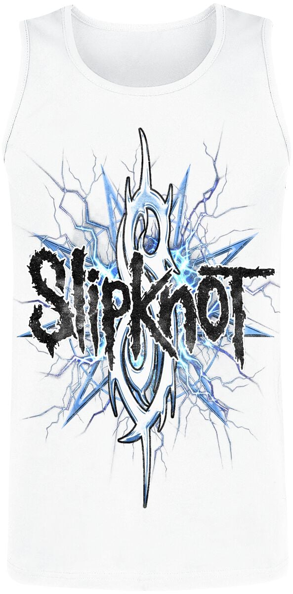 Débardeur  de Slipknot - Electric Blue - S à XXL - pour Homme - blanc - Slipknot