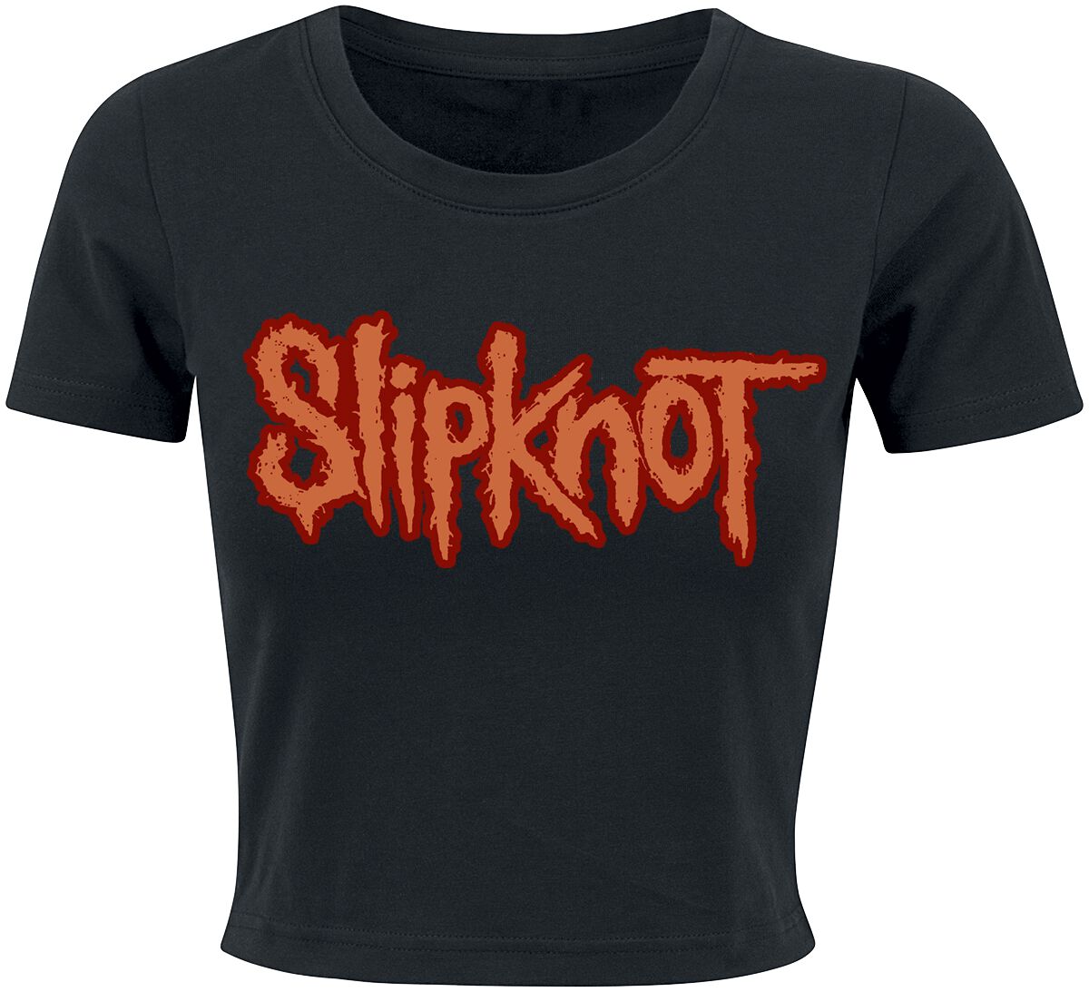 T-Shirt Manches courtes  de Slipknot - Orange Logo - S à XL - pour Femme - noir - Slipknot