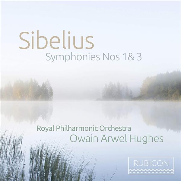 Sibelius symphonies nos. 1 & 3 - Front Cover