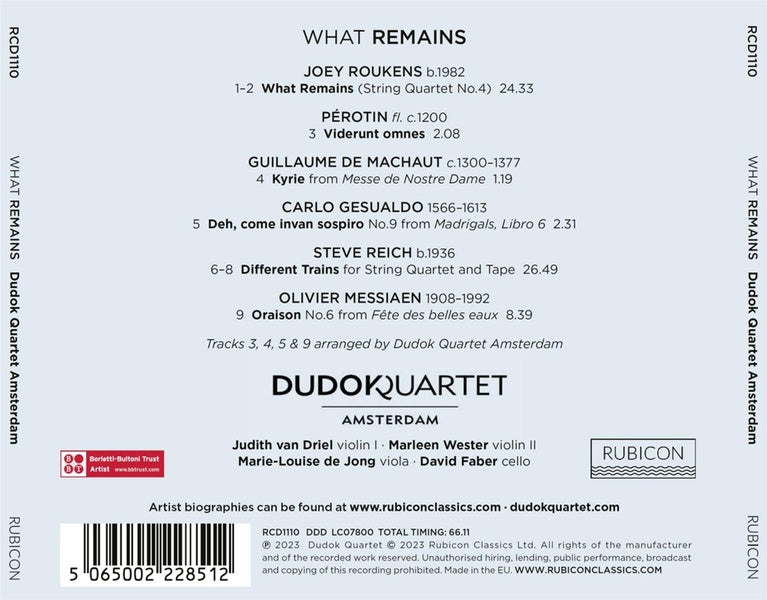 What Remains - Front Cover