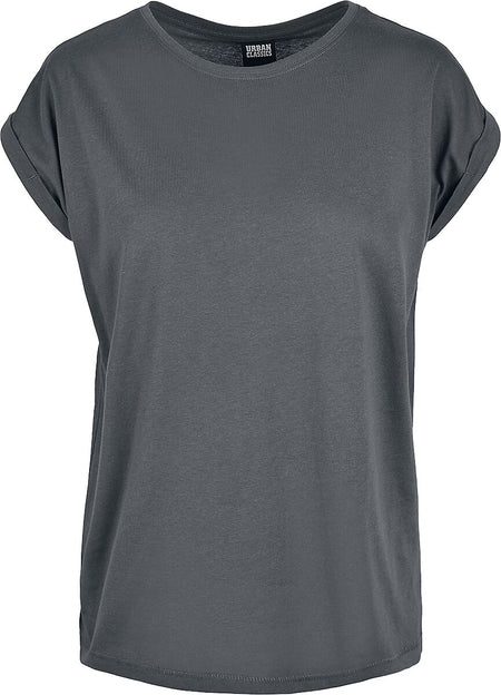 T-Shirt Manches courtes  de Urban Classics - T-shirt Manches Larges Femme - XS à 5XL - pour Femme - anthracite - Urban Classics