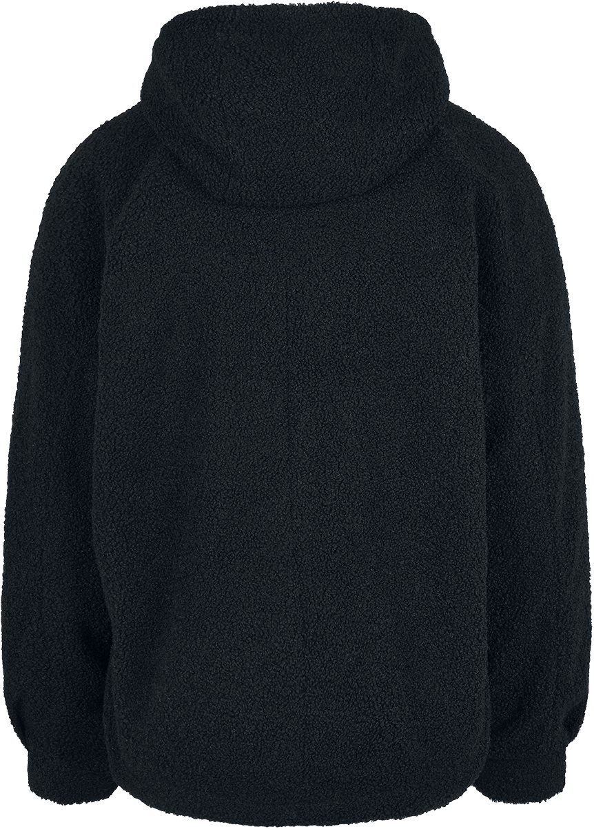 Veste mi-saison  de Urban Classics - Veste Sherpa Courte - XS à XL - pour Femme - noir - Urban Classics - View 2