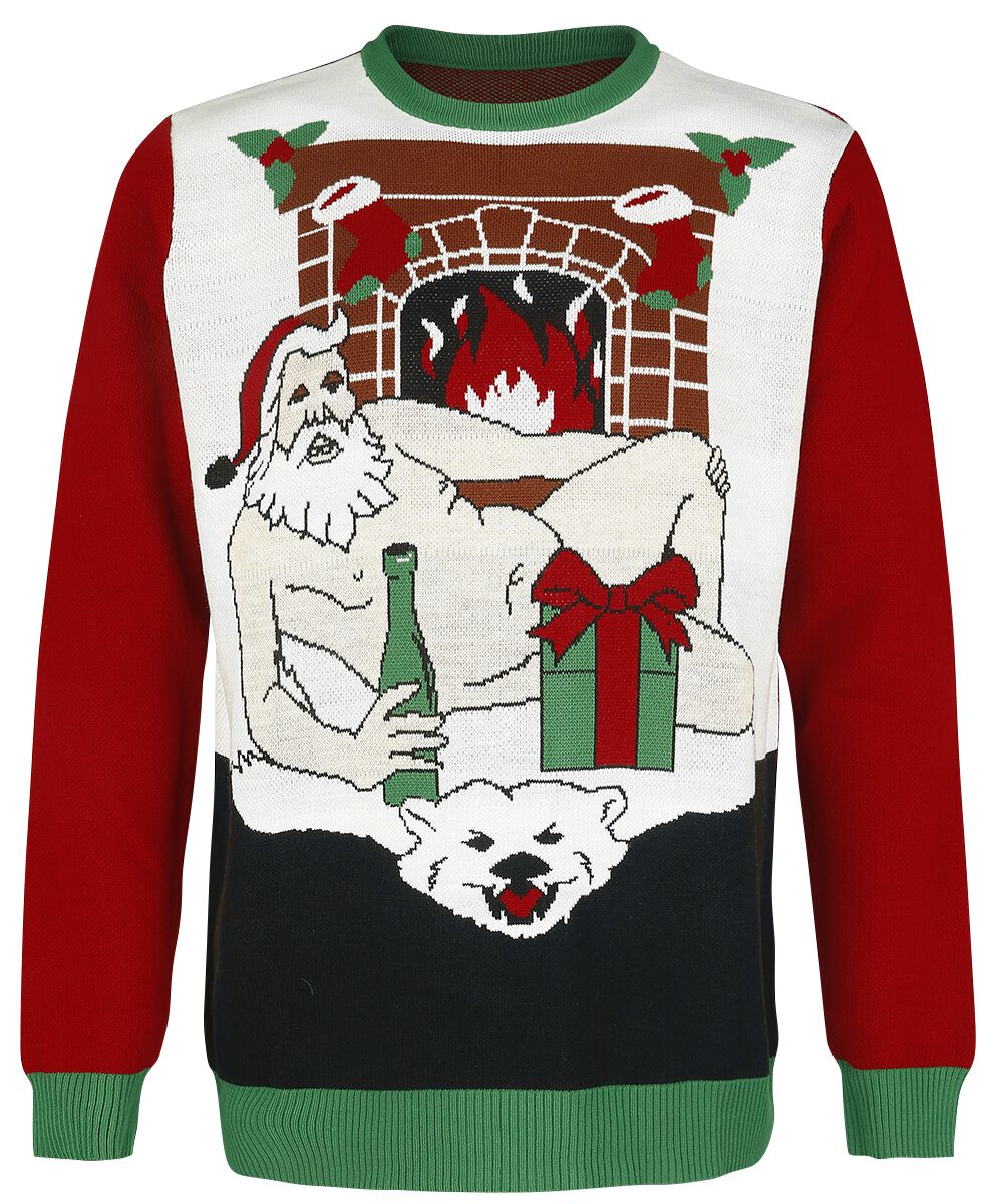 Pull de Noël Fun de Pull Moche De Noël - Sexy Santa - S à 5XL - pour Homme - multicolore - Pull Moche De Noël