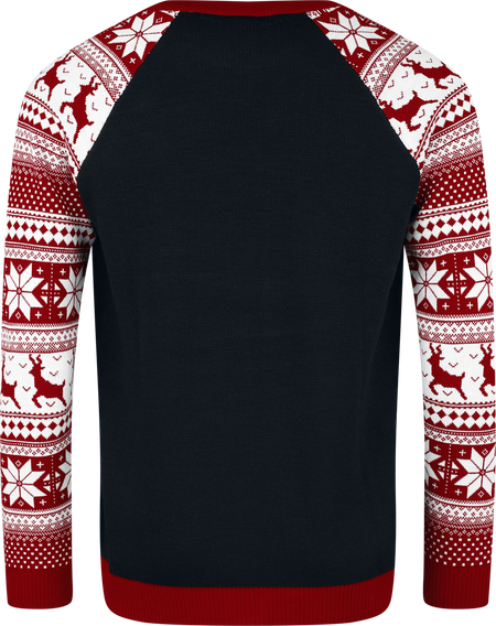 Pull de Noël Fun de Pull Moche De Noël - Sleigher Santa - S à 5XL - pour Homme - multicolore - Pull Moche De Noël - View 2