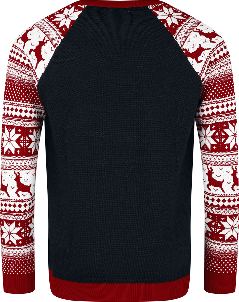 Pull de Noël Fun de Pull Moche De Noël - Sleigher Santa - S à 5XL - pour Homme - multicolore - Pull Moche De Noël - View 2