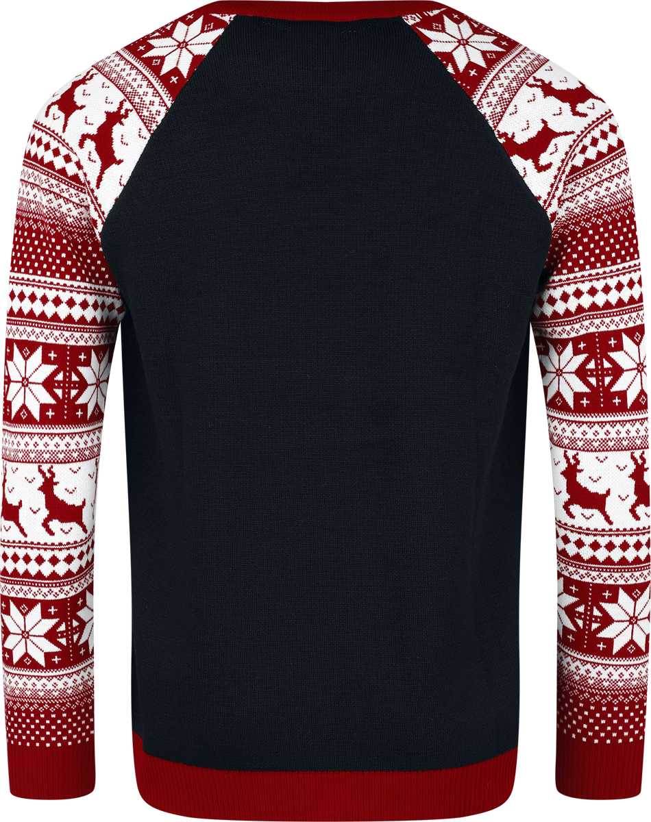 Pull de Noël Fun de Pull Moche De Noël - Sleigher Santa - S à 5XL - pour Homme - multicolore - Pull Moche De Noël - View 2