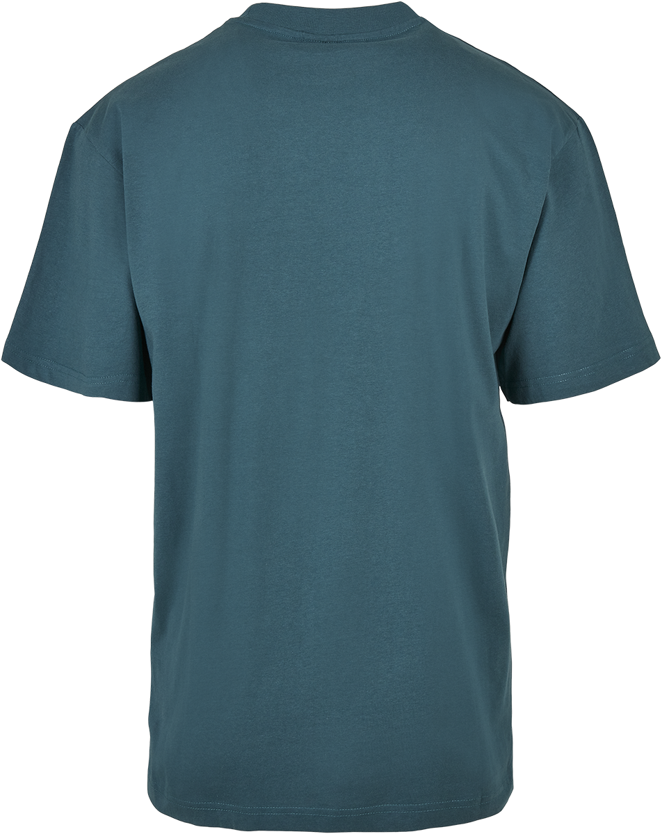 T-Shirt Manches courtes  de Urban Classics - T-Shirt Tall - S à M - pour Homme - pétrole - Urban Classics - View 2